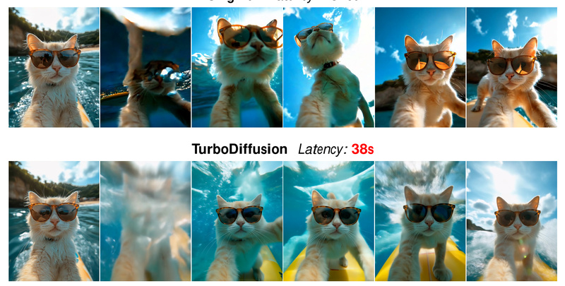TurboDiffusion: Generate High-Quality AI Videos in Seconds Instead of Minutes on a Single GPU